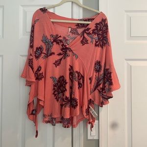 Free people floral shirt